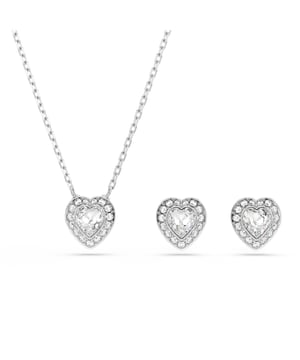 Deze Swarovski Set: Ketting + Oorbellen in Zilver is gemaakt van het hoogste kwaliteit allergievrij basismetaal. De Swarovski 'Ss25 Capsule' Dames Basismetaal Set: Ketting + Oorbellen - Zilver 5720849 wordt geleverd in een mooie geschenkdoos en heeft een garantie van twee jaar - het perfecte cadeau om jezelf of een geliefde te verwennen.