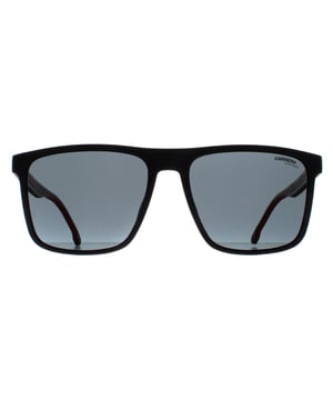 Carrera Rectangle Mens Black and Red Burgundy  8064/S  Sunglasses redefine contemporary elegance with their impeccable design and unparalleled functionality. These sunglasses effortlessly blend classic sophistication with a modern edge, featuring sleek rectangle shaped frames that exude confidence and style. Crafted with precision and attention to detail, the Carrera 8064/S offers exceptional comfort and durability, making them the perfect companion for any adventure. The high quality lenses not only provide superb UV protection but also ensure optimal clarity and vision in any environment.