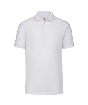 65% Polyester, 35% Baumwolle. Gewebe: Piqué. Design: Logo. Knopfleiste mit drei Knöpfen, Auschneidbares Etikett, Pflegeleicht, Verstärkte Schultern, Selbstgefärbte Knöpfe, Ausschnitt mit Band, Shulter mit Doppelnaht. Passform: Klassisch. GSM (Gramm pro Quadratmeter): 180. Nachhaltigkeit: Amfori-Freigabe, Better Cotton Initiative, BSCI, Verein für faire Arbeit, Hergestellt ohne Kinder- oder Zwangsarbeit, Oeko-Tex Standard 100 zertifiziert, WRAP Zertifikat. flacher Strickkragen, gerippt. Bündchen: gerippt. Kurzärmlig. Saum: Doppelnähte.