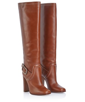 100% kalfsleer; Pollini-laarzen; Model: PA2616AC10PH0 200; Zacht leer; ronde dop; Hakhoogte: 10 cm; Schachthoogte: 39 cm; Pollini-logodetails