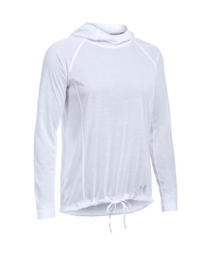 Under Armour Womens Threadborne Training Hoodie Wit 1291676 100