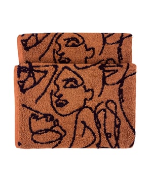 Celebrate women empowerment and body positivity with this stylish and tonal abstract hand towel, featuring tonal designs of the female form. With its 100% Turkish cotton detailing, this towel is the perfect addition to any home! This product is certified by OEKO-TEX® showing it has been sustainably made.