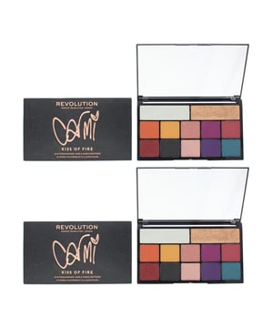 Revolution eye Shadow Palettes are vibrant, colourful and highly pigmented. Fantastic for your everyday makeup routine to transform looks. You will be spoilt for choice with this Cruelty Free and Vegan palette. Contains ten eye shadows and two highlighters.

How to Use Simply use the Makeup Revolution Create Fluffy Eye Brush R2 to apply the product onto your eyelids. Revolution also recommends as a top tip to use a pigment base to prevent fall out to amplify the pigment.