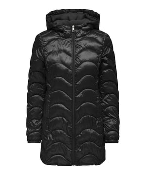 Deze dijlange gewatteerde jas voor dames is de perfecte keuze voor koude dagen. Met zijn capuchon met hoge hals biedt hij betrouwbare bescherming tegen weer en wind. Dankzij de doorlopende ritssluiting is hij gemakkelijk aan en uit te trekken en de zijzakken bieden praktische opbergruimte. De elastische manchetten houden de warmte binnen en zorgen voor extra comfort. Deze jas is warm gevoerd en toch licht van gewicht, ideaal voor koude winterdagen. Dankzij het elegante ontwerp en het hoge comfort voel je je op je gemak in de stad en tijdens buitenactiviteiten.