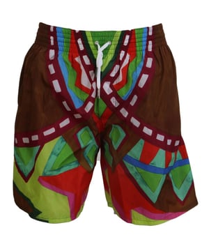 Marca: DSQUARED2  
Modelo: Bañador tipo boxer  
Color: Multicolor con estampado  
Material: 100% Poliamida  
Cintura elástica  
Dos bolsillos frontales con cierre de cordón  
Detalles de logo  
Gran ajuste y comodidad  
Material: 100% Poliamida  