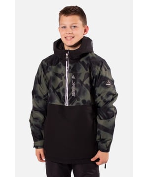 The Breaker snow overhead jacket stands out from the crowd and is our premium youth overhead jacket styled for maximum impact. The Breaker has fully taped seams and is highly waterproof to 10,000mm with a breathability rating of 10,000gms/M2 this technical snow jacket will make sure you’ll stay warm and dry. The Breaker jacket is made from our durable coated ripstop fabric and is feature packed. This jacket offers a great bang for your buck with under arm ventilation for when you need to dump heat, a powder skirt with Lycra wrist guards to keep the snow out and warmth in. A dry butt patch, to do exactly that, lift pass pocket on the left sleeve, soft chin guard, internal storm flap, zipped handwarmer pockets and a zipped comms pocket with headphone routing system all complete this street wear inspired piece.

Powder skirt - Whether you’re hitting the powder on skis or snowboard, this snow skirt creates a tight seal around your waist to keep the snow out and the warmth in. Made from durable waterproof materials and an internal dry butt patch (DBP) to keep it all warm and dry.

Snow cuff / wrist gaiter - This is perfect for even the most extreme conditions, featuring a tight seal that bridges the gap between your glove and jacket.

Zipped pockets - Pockets designed for everything you need for a full day up the mountain. Pockets for your lift pass, media, stash pocket for cash, wallet pocket and phone pocket for protection and to keep the battery warm.

Design features:

    Taped seams
    Fixed hood
    Super soft chin guard
    Zipped sleeve ski pass pocket
    Snow cuffs
    Twin zipped tricot lined hand warmer pockets
    Waterproof snow skirt
    Dry butt patch ( DBP )

Fabric & performance:

    Regular fit
    Shell 100% polyester
    Water resistant coating 10,000mm
    Breathbility rating MVP 10,000 gm²

Insulation & lining:

    100% recycled polyester low loft insulation.
    Insulation. 80 gm² body 40 gm² Sleeves
    Lining 100% recycled embossed polyester.