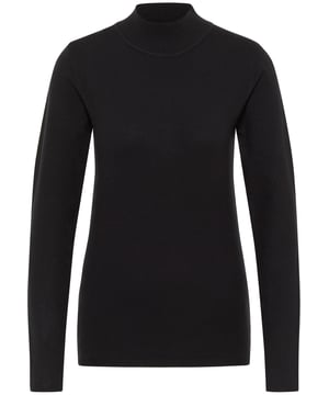 Deze gebreide trui van DreiMaster Klassik is een essential die thuishoort in elke goed gevulde garderobe omdat hij veelzijdig en tijdloos tegelijk is. Met de geribde opstaande kraag en het absoluut klassieke design is het een ideaal kledingstuk voor een breed scala aan combinaties, of het nu met een blazer voor op kantoor is of nonchalant met jeans.  Gebreide trui
