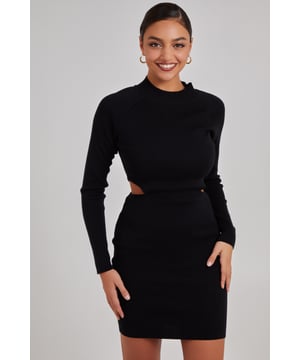 Get glam in this High Neck Dress that's ready for a night out with the girls. Get cosy and feel great with this style winner.