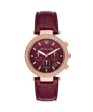 Specification Details Brand Michael Kors Model MK6986 Barcode Number 4064092067637 Gender Women's Case Diameter 39 mm Case Material Stainless Steel Case Colour N/A Dial Colour N/A Band Material Leather Band Colour N/A Movement Quartz Chronograph Yes Water Resistance 5 ATM