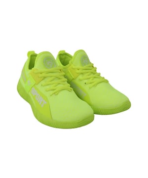 Zapatos de hombre 100% Authentic Plein Sport.
  Modelo: Carter Sport Shoes.
  Color: Amarillo.
  Material: Poliester.
  Suela: Caucho.
  Detalles del logotipo.
  Exclusiva y alta artesania.