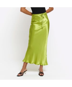 Tie waist, Midi length, Length: 93cm