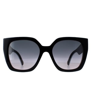 Gucci Square Womens Black Grey Gradient GG1300S  Sunglasses are a bold and sophisticated accessory that exude luxury and style. These sunglasses feature a classic square shape with a acetate frame and iconic GG logo on the temples. Whether you're hitting the beach or the city streets, these sunglasses are the perfect accessory to complete any look..