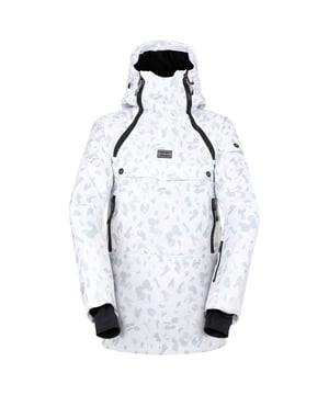 Voering: Gerecycleerd polyester. Stof: Rekken. Ontwerp: Streepjesprint. Stoftechnologie: ARED 30/30, Ademend, Duurzame waterafstotende afwerking, PFC-vrij, PFOA-vrij, PFOS-vrij, Douchebestendig, Waterdicht. Manchet: Verstelbaar. Hals: Trechterhals. Gel Grip, Gewatteerd, Sneeuwrok, Getapete Naden, Onderarm Ritsen. Mouwtype: Met lange mouwen. Eigenschappen van de kap: Verstelbaar, Grown On Hood. Zakken: Skipaszak, Opbergzak. Sluiting: Boven, Ritssluiting. Hem: Verstelbaar. 8 UK: 32 in. 10 VK: 34 in. 12 VK: 36 in. 16 VK: 40 in.