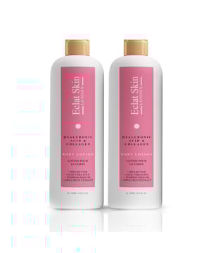 COLLAGEN & HYALURONIC ACID BODY LOTION 250ML
- Miracle silky-cream moisturising formula. Inspired by facial skincare and supercharged with hyaluronic acid and collagen. Enriched with Sweet Butter, Aloe Vera Juice, Pumpkin Seed Oil and Apple Fruit Extract