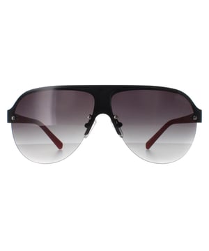 Guess Semi Rimless Unisex Black and Red Smoke Gradient GF0148  Sunglasses are a lightweight frame that offer a comfortable fit for all-day wear. The lenses provide excellent UV protection, shielding your eyes from harmful rays while enhancing visual clarity. With their chic design and signature Guess branding, the GF0148 sunglasses are the perfect accessory to elevate any outfit, whether you're heading to a sunny getaway or simply enjoying a day in the city.