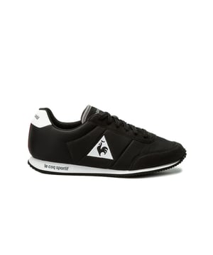 Le Coq Sportif Racerone Lace-Up Black Synthetic Mens Entrenadores 1711237