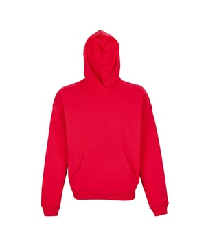 Material: 100% Cotton. Fabric: French Terry. 450gsm. Design: Plain. Fit: Oversized. Hood Features: Double Layer. Drop Shoulder, Taped Neck, Unbranded Size Label. Hem: Ribbed. Neckline: Hooded. Sleeve-Type: Long-Sleeved. Cuff: Ribbed. Pockets: Front, Pouch Pocket. Fastening: Pull Over. Conforms to Safety Standard: REACH. Sustainability: Amfori, BSCI, Fair Wear Approved, Oeko-Tex Certified, Organic Cotton, PETA-Approved Vegan.