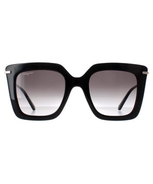 Las gafas de sol Salvatore Ferragamo SF1041S 001 en degradado ahumado negro estÃ¡n elaboradas con una meticulosa atenciÃ³n al detalle. Destilan sofisticaciÃ³n y elegancia. El diseÃ±o elegante y moderno presenta una atrevida montura de acetato, complementada con la icÃ³nica bisagra Gancini, que aÃ±ade un toque de encanto atemporal. Con lentes que ofrecen protecciÃ³n y estilo, estas gafas de sol son el accesorio perfecto para cualquier ocasiÃ³n, combinando sin esfuerzo moda y funcionalidad.