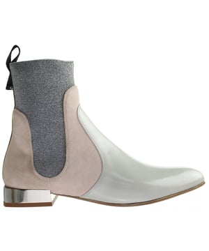 Emporio Armani Nude Multicolor Synthetic Womens Toble Boots X3M277 XL743 N816