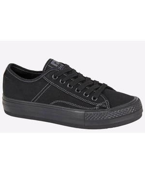 Perfect for comfortable every-day wear that delivers a skate-inspired look these Dek Racer women's shoes are presented in a crisp canvas upper, with contrast-stitch detailing throughout, and a retro-styled vintage outsole for increased visual charm.- Canvas upper
- Lace up fastening
- Contrast-stitch detailing
- High density double sock
- Rubber outsole