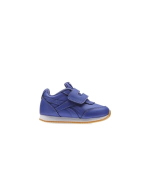 Reebok Royal Cljog 2 KC Strap Up Purple Smooth Leather Kids Entrenadores BS8473