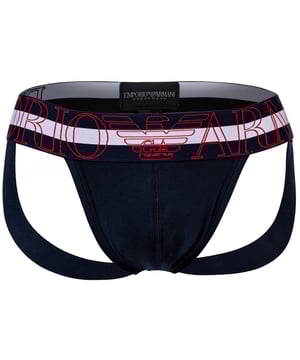 Eleganter Herren Jockstrap der Marke EMPORIO ARMANI. Hochwertiger Slip Mit Megalogo. Sehr hohe Qualität.