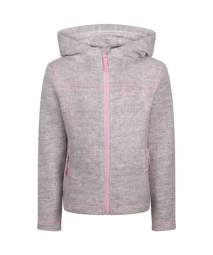 53% Polyester, 47% Baumwolle. Gewebe: Fleece, Strukturiert. Design: Unifarben. Durchgehender Reißverschluss. Kontrast Topnaht. Taschenart: Zwei Seitentaschen, Reißverschluss. Kapuzenmerkmale: angenähte Kapuze. Mit Kapuze. Langärmlig. 146-152: 78,74 cm. 98: 53,34 cm. 104: 56 cm. 116: 61 cm. 128: 66 cm. 140: 71,12 cm.