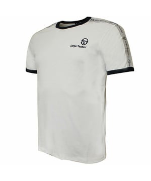 Sergio Tacchini Korte Mouw Crew Hals Whte Heren Dalhoa T-Shirt 38357 100