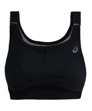 Asics Zero Distraktion Damen Schwarz Sport BH