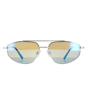 Serengeti Rectangle Mens Shiny Silver Mineral Polarized 555nm Blue Marlon  Marlon are a trendy rectangle style crafted from lightweight metal. Silicone nose pads and plastic temple tips ensure all day comfort  These lenses include a spectral control and photochromic technology adapting and filtering light to perfection. The Serengeti branding features on the right lens for authenticity.