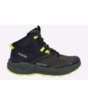 An ultra lightweight, waterproof sport hiker, offering amazing underfoot cushioning and comfort on the trail or on the road.- Double technical mesh upper offers support and breathability- Waterproof design- Welded overlays for minimal hotspots- Protective toe and heel overlays to minimize scuffing- Super soft padded collar gives next to foot comfort- GEO foam engineered EVA midsole offers higher rebound- DTA (dynamic transition aid) provides torsional rigidity- MDT rubber outsole is durable and offers traction on and off the trail