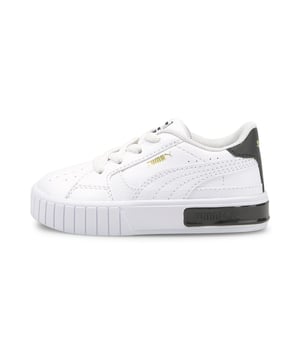 Basket Puma Cali Star AC Jungen Weiß Leder. Authentischer Schuh der Marke Puma - Streetwear/Sportswear Design von Puma - Puma für modebewusste Jungen, perfekt für den Alltag - Weiße Puma Sneakers passen hervorragend zu Ihrer Garderobe - Bequemer Lederstoff - Klassisches elastisches Material - Cali Star AC - Textil.