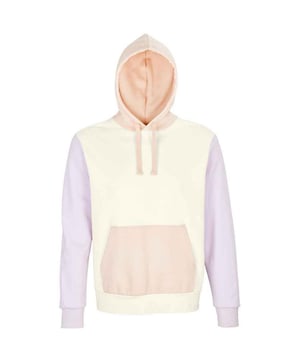 Material: 80% Organic Combed Cotton, 20% Recycled Polyester. Fabric: Brushed Back Fleece. Design: Contrast Panel. 280gsm. Hood Features: Drawcord, Lined. Hem: Fitted, Ribbed. Drop Shoulder, Locker Patch, Unbranded Size Label. Cuff: Fitted, Ribbed. Neckline: Hooded, Taped. Sleeve-Type: Long-Sleeved. Pockets: 1 Kangaroo Pocket. Fastening: Pull Over. Sustainability: ACCORD, Amfori, BSCI, Fair Wear Approved, Oeko-Tex Standard 100 Certified, PETA-Approved Vegan, REACH.