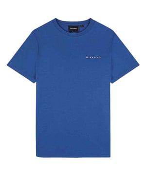 Confeccionada con el estilo atemporal de Lyle & Scott, esta prenda esta disenada con un logotipo de marca clasico, para que luzcas elegante con cada uso. Camiseta azul Lyle & Scott. Hecho en India, 100% algodon, Logotipo de la marca en el pecho, Cuello redondo, Ajuste regular, Se ajusta a la talla real, Insignia de la marca en el pecho izquierdo, Estilo: TS2007V W584