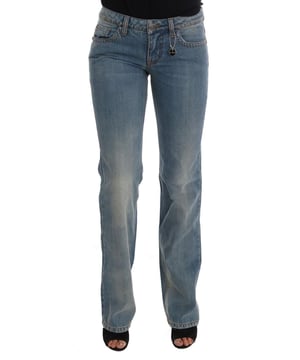Merk: CoSTUME NATIONAL CNC  
Staat: Nieuw met labels  
Pasvorm: Klassieke rechte pasvorm  
Kleur: Blauwe wassing  
Materiaal: 100% Katoen  
Rits: Ritssluiting en knoop  
Logo-details  
Geslacht: Dames