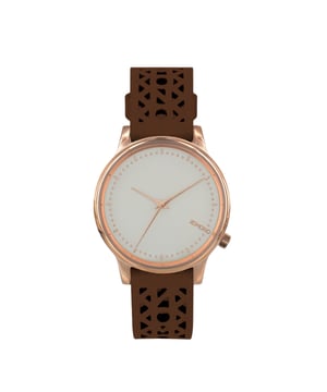 Komono KOM-W2653 - Reloj para mujer cuarzo acero inoxidable• material: acero inoxidable• cristal: minèral• pulsera: cuero• correa: oro rosado• resistencia al agua: 30 m (3 ATM)• tamaño de la caja: 36 mm