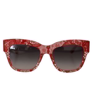 Gorgeous brand new 100% Authentic Dolce & Gabbana DG4231F sunglasses
  Sicilian lace inserted within two layers of crystal acetate
  Acetate frame characterized by insertions of real lace
  Fitted with gray gradient lens offering 100% UVA protection
  Made in Italy
Material: 100% Acetate