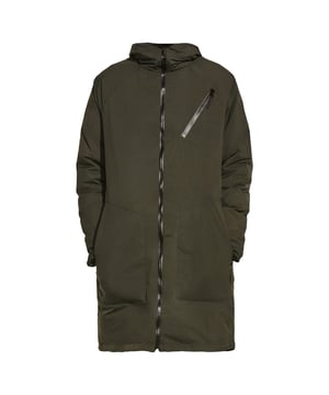 Jack Wolfskin Tech Lab Tokyo Coated Mens Green Winter Parka 1112001 4144