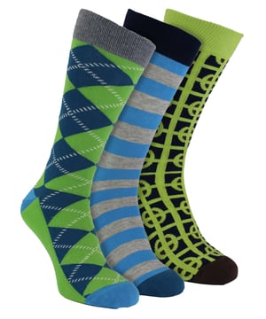 HS Happy Socks Men's 3 Pack Target SocksExperience true comfort and sophisticated style with the HS Happy Socks Men's 3 Pack Target Socks. Designed to accommodate any shoe size, these versatile socks smoothly blend with both laid back and formal garments, making them a savvy addition to your fashion collection. Enjoy the supreme comfort these socks offer, a must have for every man.HS Happy Socks socks are carefully fashioned to inject a shot of vigour and life into your everyday attire. With an expert mix of comfort, elegance, and adaptability for all seasons, these socks are tailored to keep up with your changing lifestyle. Produced from a breathable cotton mixture, these men's socks are the perfect fit for sizes 6-11.HS Happy Socks Men's 3 Pack Target Socks come with a host of merits. Their distinct Target pattern affords a hint of ageless suave to your look while the snug fabric promises enduring comfort. Moreover, our sweat-absorbent cotton blend fabric ensures top foot hygiene, leaving your feet fresh and odour-free. Dive into the ultimate blend of comfort and style with HS Happy Socks Men's 3 Pack Target Socks - your frontrunner for premium sock wear.Essential Product Details- Bright and colourful- Top-grade material- Clever design- Suitable for all seasons- Ideal for casual and formal settings- One size fits all (6-11)