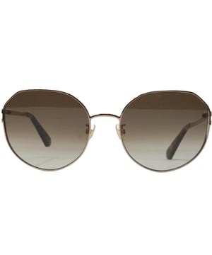 Kate Spade Yara/F/S 0EYR HA Gold Sunglasses. Protect your eyes from the sun in style! The Kate Spade Yara/F/S 0EYR HA Sunglass provide 100% protection against UVA and UVB sunlight, and come with a branded sunglasses case and cleaning cloth. Look good and stay safe with these high-quality sunglasses.. Gold Sunglass, Nose Bridge Width = 17mm, Lens Width = 59mm, Arm Length = 145mm. Branded Sunglasses Case and Cleaning Cloth Included. 100% Protection Against UVA & UVB Sunlight and Conform to British Standard EN 1836:2005, Sunglasses, Sunglasses Case, Cleaning Cloth and Care Instructions all Included. Kate Spade Yara/F/S 0EYR HA Sunglass
