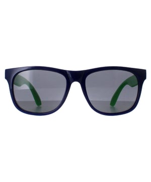 Smarty Rectangle Kids Blue Neon Green Grey X2133  Sunglasses Ensure your child stands out with SMARTY Designer Sunglasses model X2133C, perfect for youths aged 7 to 11 years old. These rectangular-shaped sunglasses feature a sleek black frame with vibrant neon green plastic arms and grey lenses, offering superior UV protection and a bold, modern look. The X2133C model combines trendy design with youth-friendly comfort and durability, making them ideal for any outdoor adventure. Available at an unbeatable discount from the regular retail price, these designer sunglasses provide exceptional quality and value. Equip your child with the ultimate blend of style and safety with SMARTY sunglasses.