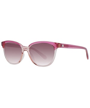 Gender: Women
Main color: Pink
Extra: No extra
Frame color: Pink
Frame material: Plastic
Lenses color: Brown
Lenses material: Plastic
Filter category: 2
Style: Round
Lenses effect: mirrored & gradient
Protection: 100% UVA & UVB
Lenses width: 52
Lenses height: 40
Bridge width: 18
Frame width: 140
Temples length: 140
Spring hinge: No
Rim style: Full-Rim