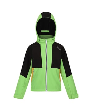 Materiaal: 96% Polyester, 4% Elastaan. Stof: Softshell, Stretch. Ontwerp: Badge, Contrast, Logo. Stoftechnologie: Ademend, DWR Finish, Waterdicht, Weerbestendig, Winddicht. 360 Graden Reflectie, Binnenritsbescherming, Gedrukt Naametiket, Reflecterende Afwerking. Halslijn: Kapitein. Mouwtype: Met lange mouwen. Eigenschappen van de kap: Afneembare kap, Elastiek. Zakken: 2 Zijzakken, Rits. Bevestiging: Volledige ritssluiting. 10000g/m²/24hrs. Zoom: verstelbaar, zoom met schokkoord.
