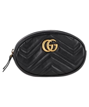 VINTAGE, RRP AS NEW
Elevate your accessory collection with the Gucci GG Marmont Matelassé Belt Bag in Black Leather. This chic belt bag features the iconic GG logo embossed on rich black leather with a striking matelassé pattern, blending timeless elegance with contemporary design. The adjustable belt strap allows for versatile wear, whether around the waist or across the body, while the compact yet spacious interior ensures your essentials are stylishly organized. Perfect for adding a touch of luxury to any outfit, this belt bag is both functional and fashionable.

Gucci GG Marmont Matelasse Belt Bag in Black Leather

Condition: Very good
Signs of wear: Minors signs of wear
Packaging: Dust bag
Color: Black
Material: Leather | leather
Size: One Size
Measurements: Width: 40; Height: 120; Length: 180; Handle drop: 0; Strap length: 0
SKU: NAPPUGBBA379974W