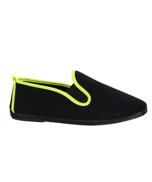 Flossy stile novelda schwarze plimsolls