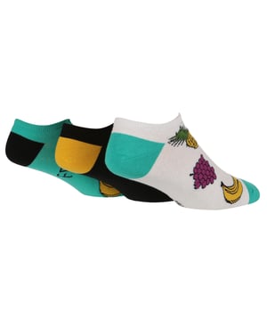 Wild Feet is een geweldige keuze als je op zoek bent naar zowel kwaliteit als grappig en kleurrijke stijlen voor je voeten. Als je houdt van eigenzinnige en leuke ontwerpen op je sokken, dan zijn deze ideaal, met verschillende coole ontwerpen die beschikbaar zijn, weten we zeker dat je een pakket zult vinden dat bij je past. Omdat deze sokken katoenrijk materiaal van goede kwaliteit zijn, zullen ze zeker de hele dag zacht en comfortabel aan je voeten zitten! Elke verpakking heeft 3 verschillende grappig ontwerpen. Kies uit kameleons, maki's, grappig fruit en zelfs taco's! Elk van deze zou je sokkenla zeker opfleuren. Wild Feet is een reeks sokken met coole ontwerpen, schattige motieven en eigenzinnige kreten - van mopshonden en pinguïns tot leeuwen en lama's! Kies uit een reeks stijlen voor heren en dames, van enkelsokken tot sneakersokken. Er zijn zelfs enkele sportieve stijlen beschikbaar! Ze zijn verkrijgbaar in één maat heren 39-45 EU, zijn gemaakt van 76% katoen, 22% polyamide, 2% elastaan ​​en zijn machinewasbaar.