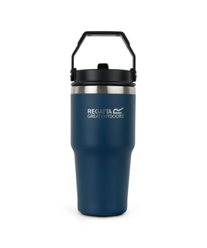 Material: 304 Stainless Steel. Durable. Carry Handle, Double Wall, Flip Up Straw, Insulated, Keeps Drinks Cold For 12 Hours, Keeps Drinks Warm For Up To 6 Hours, Leakproof, Non-Slip Base, Rubber Base, Thermulate Insulated. Design: Logo, Plain. Capacity: 0.6L.