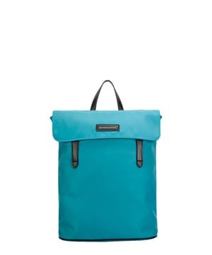 Add a premium edge to your look with the nylon flapover backpack from the ama collection. Fusing nylon materials with real, quality leather, this look is a fresh new take on the classic styling. The design is simple, using subtle stitching and tab detail, which creates a minimal look, perfect for any outfit. Features: , nylon with leather trims, smith and canova gold debossed logo, grab handle, adjustable backpack straps, flap-over front with twin mag-dot fastening, smith and canova branded lining, inner slip and zip pockets