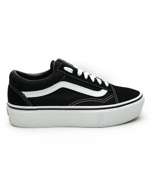 Especificaciones: Zapato de skate con cuello acolchado con franja lateral y puntera reforzada resistente al desgaste Cordones: Cordones Tipo de suela: Waffle con plataforma