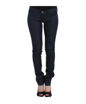 Merk: CNC Costume National  
Staat: Nieuw met labels  
Materiaal: 98% katoen 2% elastan  
Kleur: Donkerblauw  
Pasvorm: Skinny  
Logo details  
Originele labels en winkelzak inbegrepen  
Geslacht: Dames  